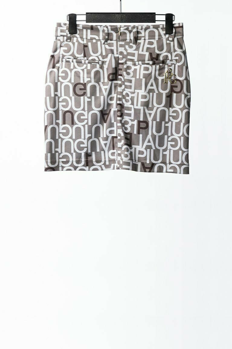 1PIU1UGUALE3 WOMENS TIGHT 1PIU1UGUALE3 FULL LOGO MIX SKIRT