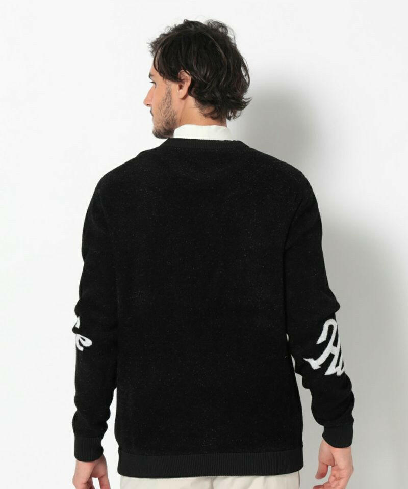 HORN GARMENT MENS Arch Velour Sweater
