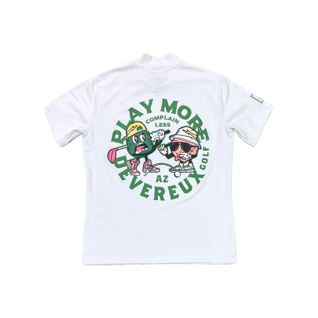 DEVEREUX GOLF WOMENS Play More Battlemock TEE