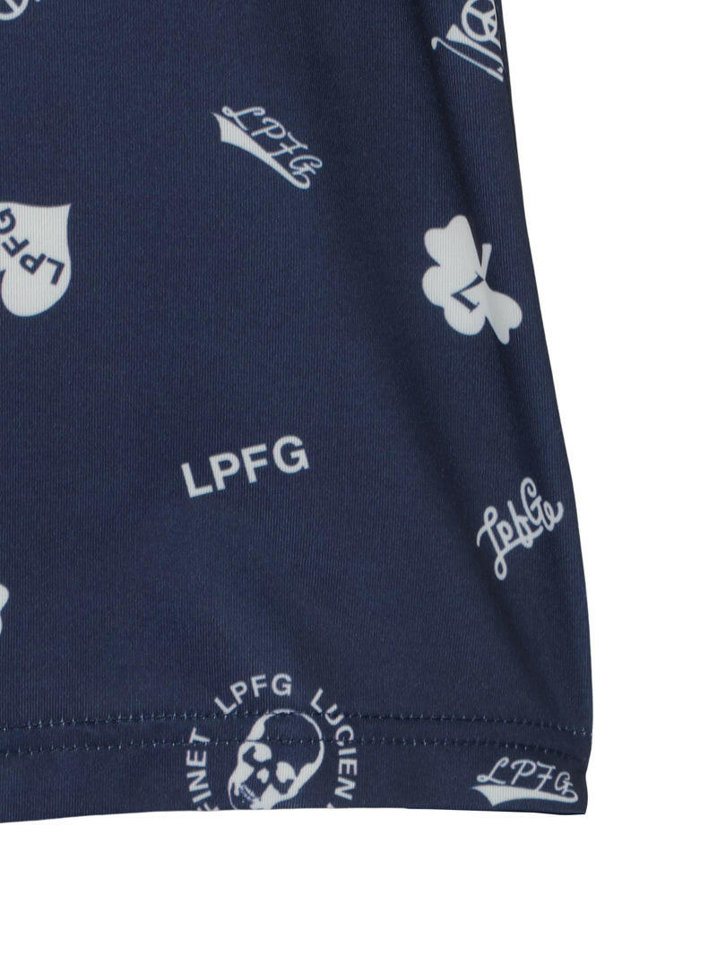 lucien pellat-finet WOMENS LPFG ALL OVER プリントポロシャツ S/S