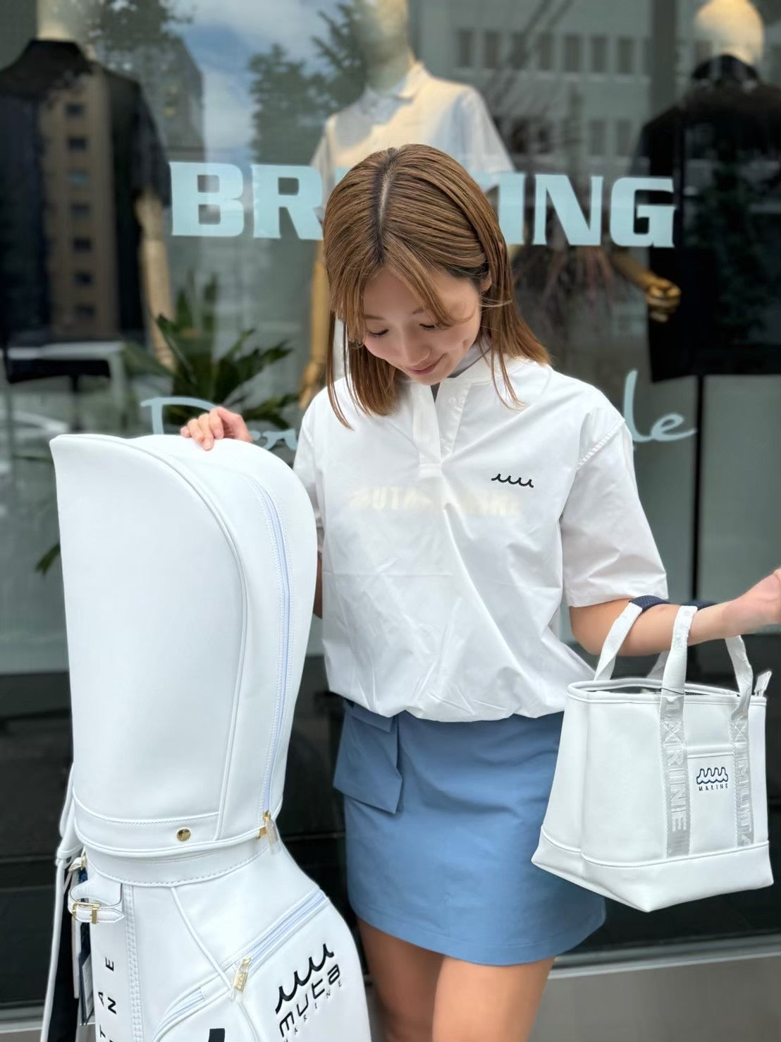 MUTA WOMEN カーゴスカート