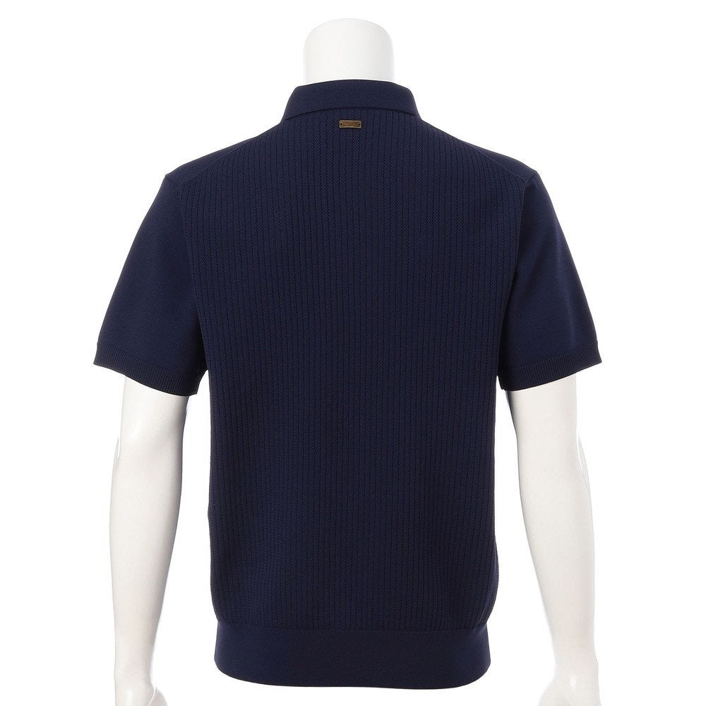 FELISI MENS MS EYELET STRIPE KNIT POLO