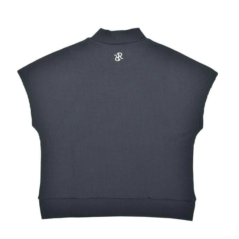 Resurrection WOMENS Silicon Tag Waffle Mock Neck (Relax Fit)