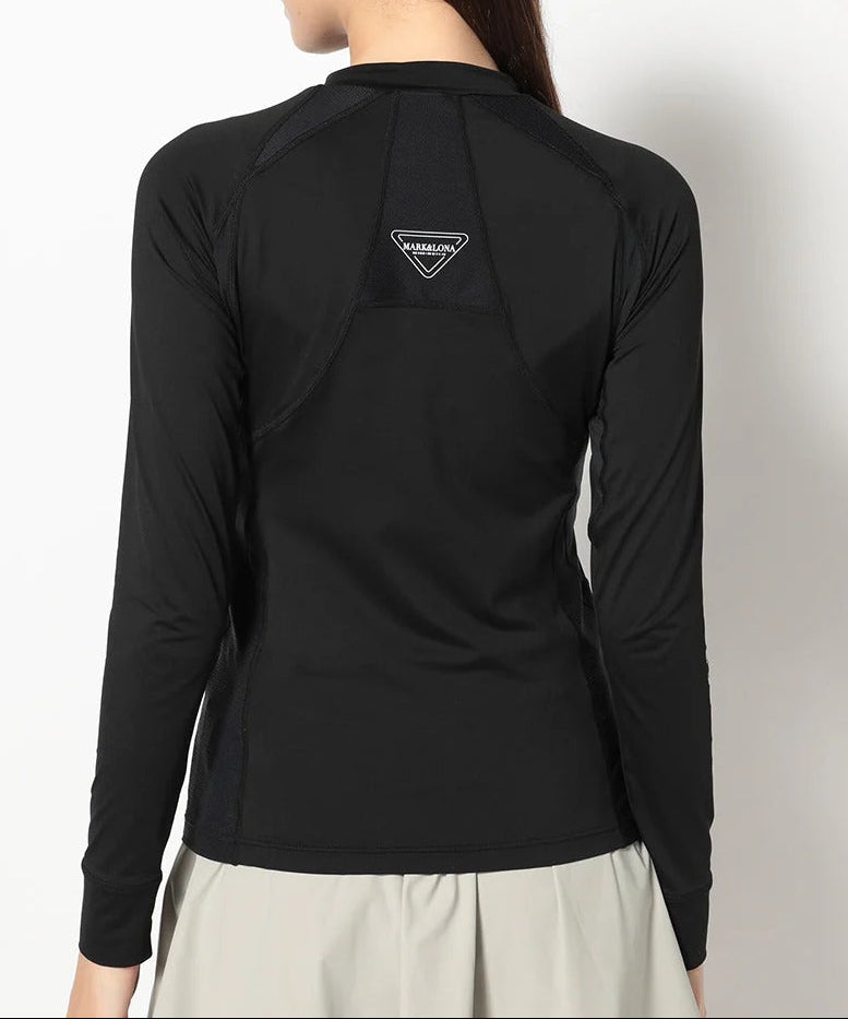 MARK&LONA WOMENS Mock Neck Long Sleeve Shirt