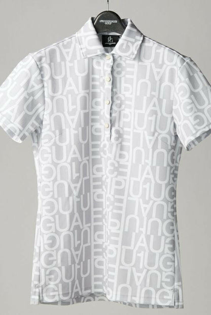 1PIU1UGUALE3 WOMENS BIG LOGO S/S POLO