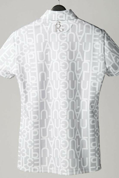 1PIU1UGUALE3 WOMENS BIG LOGO S/S POLO