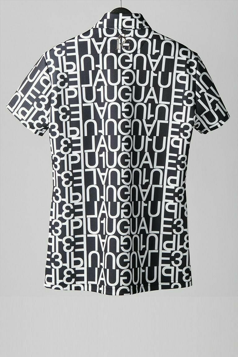 1PIU1UGUALE3 WOMENS BIG LOGO S/S POLO