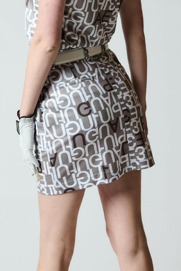 1PIU1UGUALE3 WOMENS TIGHT 1PIU1UGUALE3 FULL LOGO MIX SKIRT
