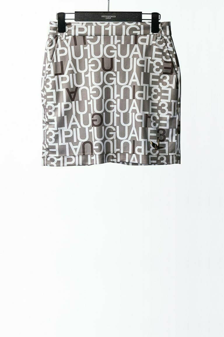 1PIU1UGUALE3 WOMENS TIGHT 1PIU1UGUALE3 FULL LOGO MIX SKIRT
