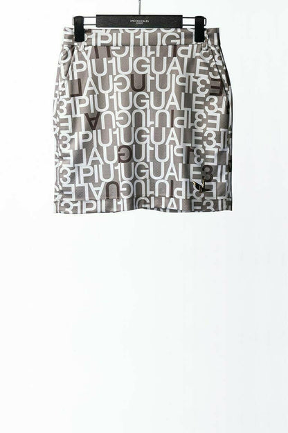 1PIU1UGUALE3 WOMENS TIGHT 1PIU1UGUALE3 FULL LOGO MIX SKIRT