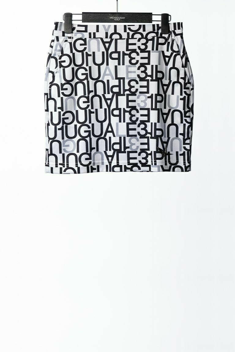 1PIU1UGUALE3 WOMENS TIGHT 1PIU1UGUALE3 FULL LOGO MIX SKIRT