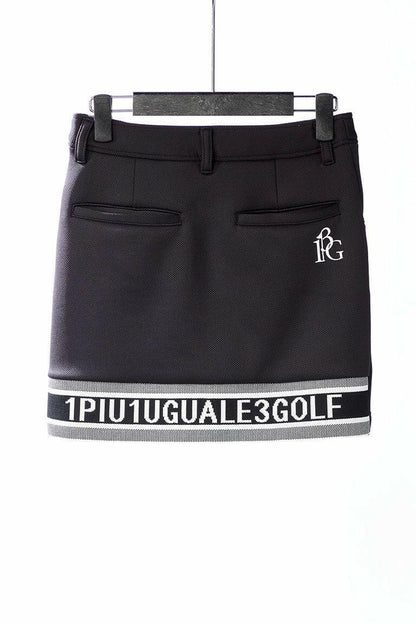 1PIU1UGUALE3 WOMENS LOGO RIB SKIRT