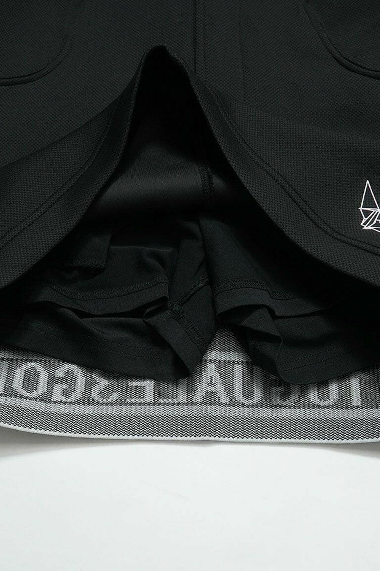 1PIU1UGUALE3 WOMENS LOGO RIB SKIRT