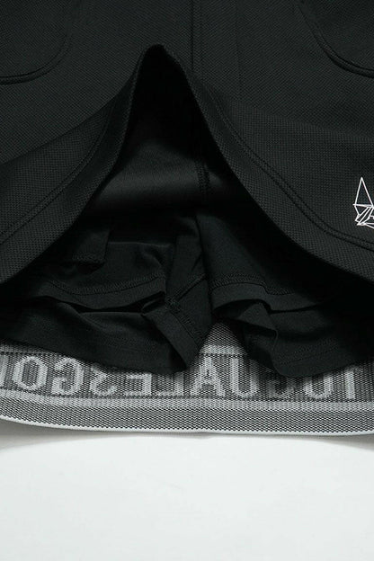 1PIU1UGUALE3 WOMENS LOGO RIB SKIRT