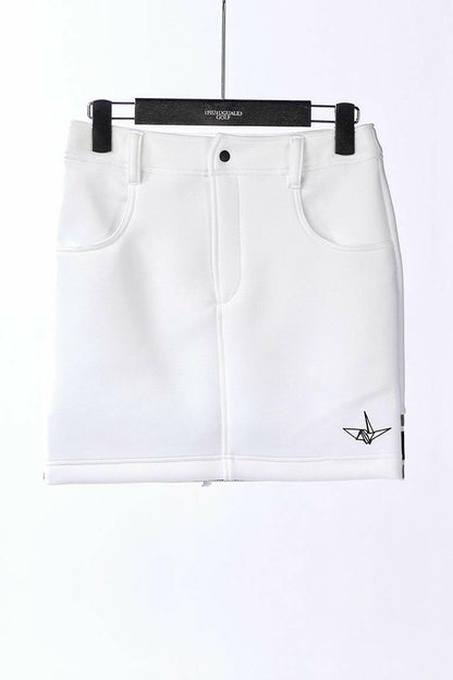 1PIU1UGUALE3 WOMENS LOGO RIB SKIRT