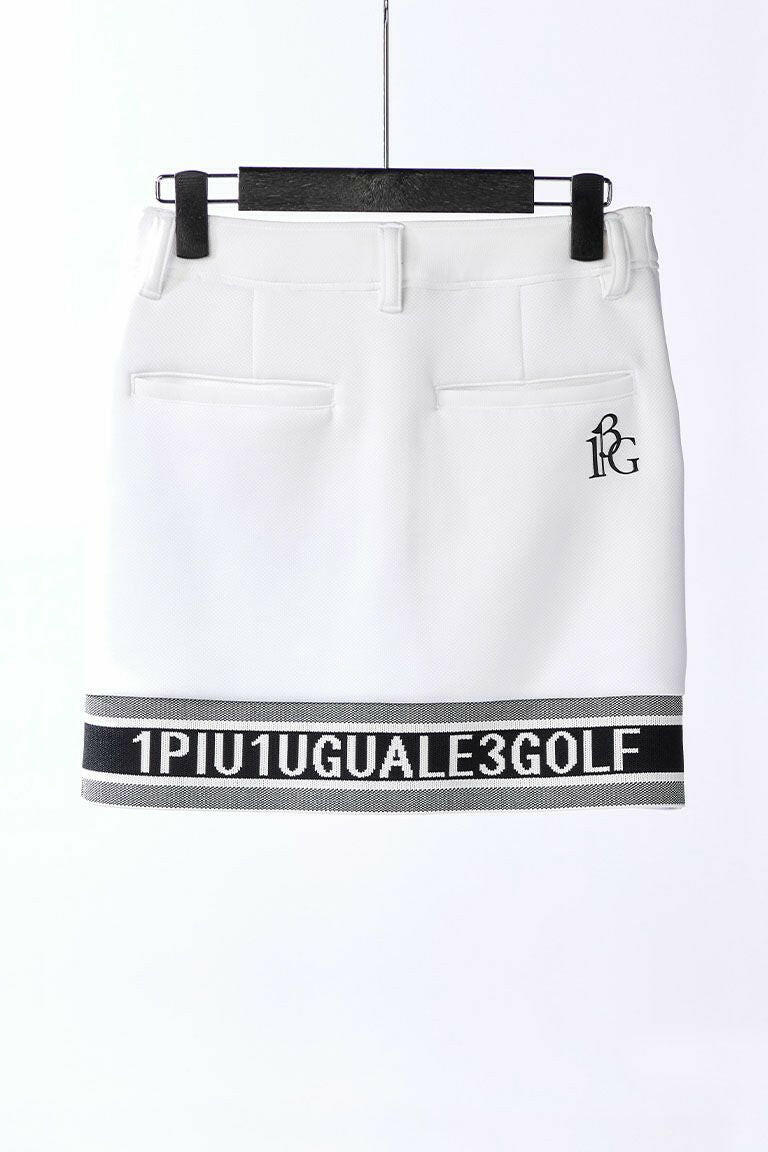 1PIU1UGUALE3 WOMENS LOGO RIB SKIRT