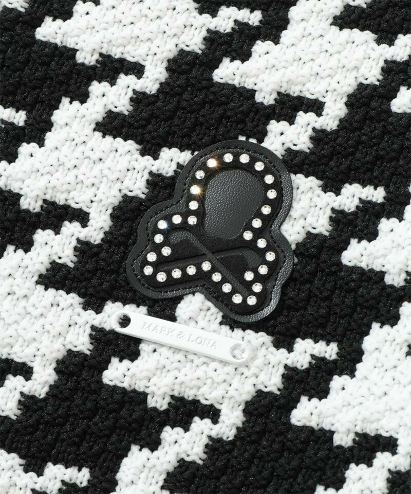MARK&LONA WOMENS Ever Dogtooth Shorty Sweater