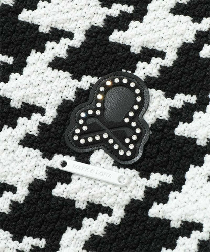 MARK&LONA WOMENS Ever Dogtooth Shorty Sweater