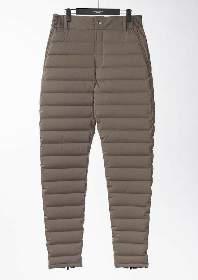1PIU1UGUALE3 MENS DOWN BLACK ZIP PANTS