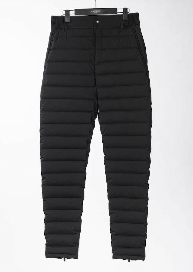 1PIU1UGUALE3 MENS DOWN BLACK ZIP PANTS