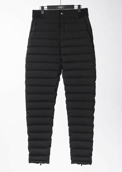 1PIU1UGUALE3 MENS DOWN BLACK ZIP PANTS