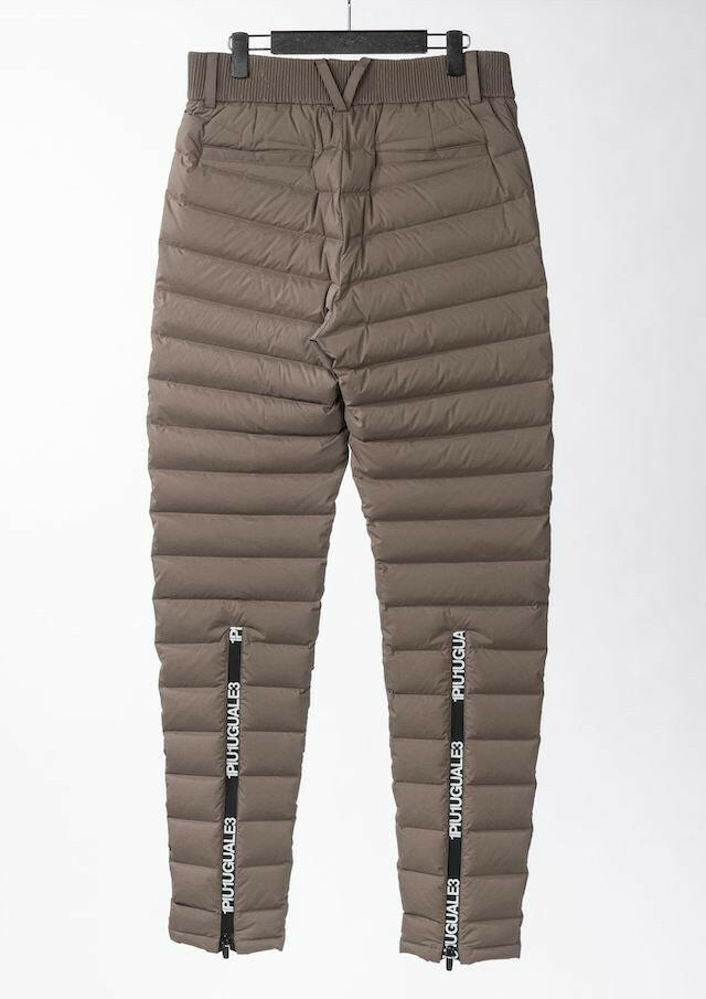 1PIU1UGUALE3 MENS DOWN BLACK ZIP PANTS