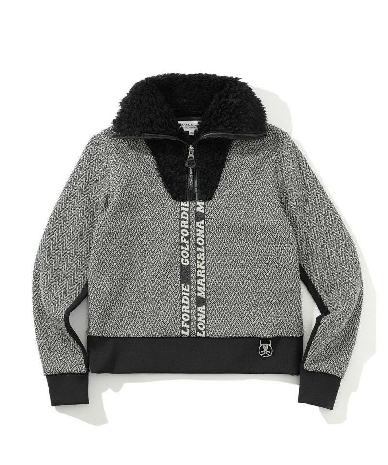 MARK&LONA WOMENS Lexa Neck Fur Tops
