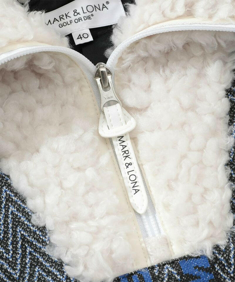 MARK&LONA WOMENS Lexa Neck Fur Tops