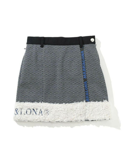 MARK&LONA WOMENS Lexa Fur Trim Skirt