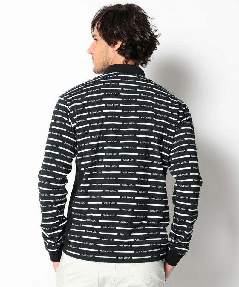 MARK&LONA MENS CD9-LPLS Graphic Polo