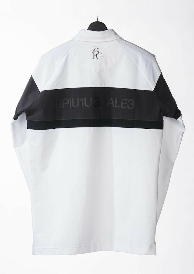 1PIU1UGUALE3 MENS 113 GOLF L/S POLO SIDE SWITCH