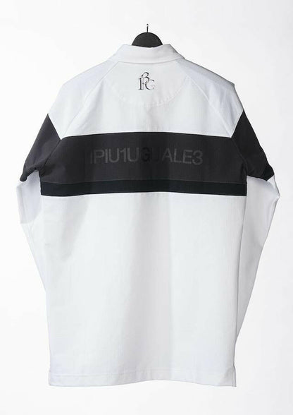 1PIU1UGUALE3 MENS 113 GOLF L/S POLO SIDE SWITCH
