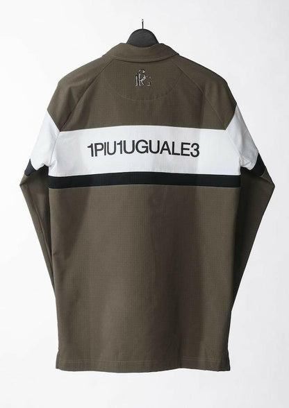 1PIU1UGUALE3 MENS 113 GOLF L/S POLO SIDE SWITCH