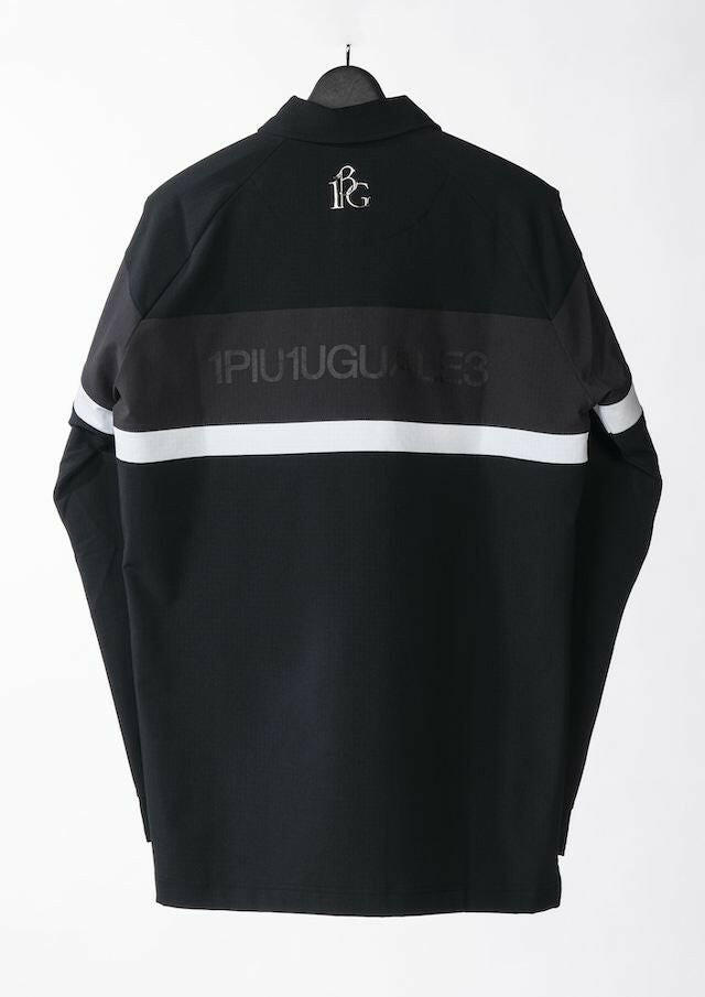 1PIU1UGUALE3 MENS 113 GOLF L/S POLO SIDE SWITCH