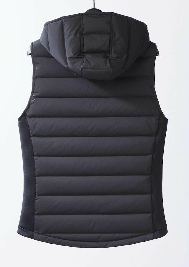 1PIU1UGUALE3 WOMENS HOODED DOWN VEST