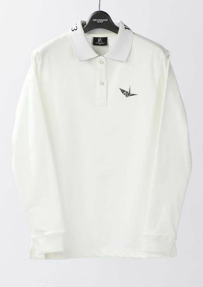 1PIU1UGUALE3 WOMENS TAPE POLO L/S