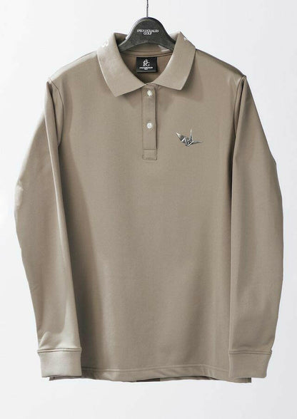 1PIU1UGUALE3 WOMENS TAPE POLO L/S