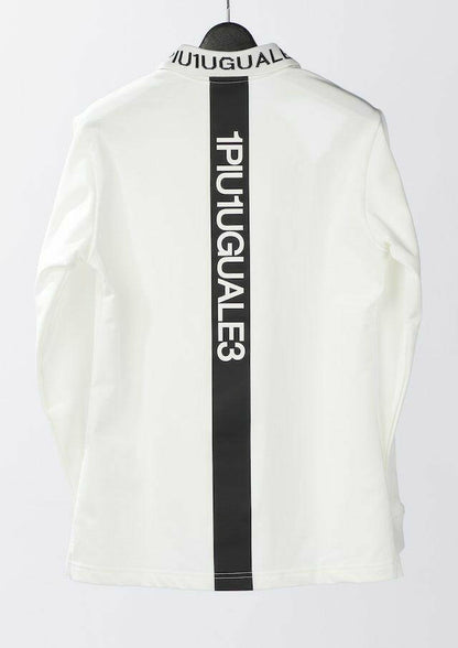 1PIU1UGUALE3 WOMENS TAPE POLO L/S