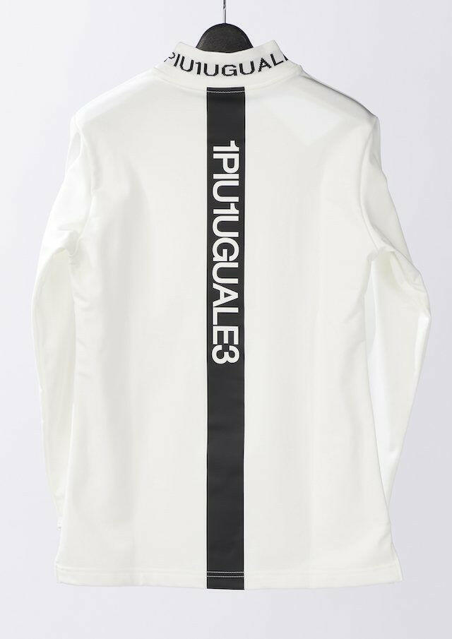 1PIU1UGUALE3 WOMENS 113 GOLF L/S MOCK NECK TAPE