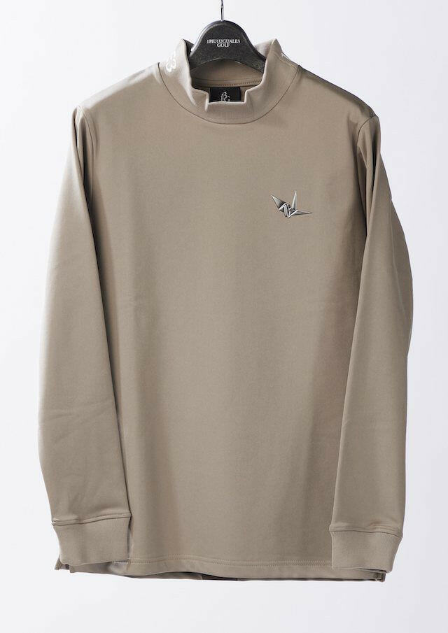 1PIU1UGUALE3 WOMENS 113 GOLF L/S MOCK NECK TAPE