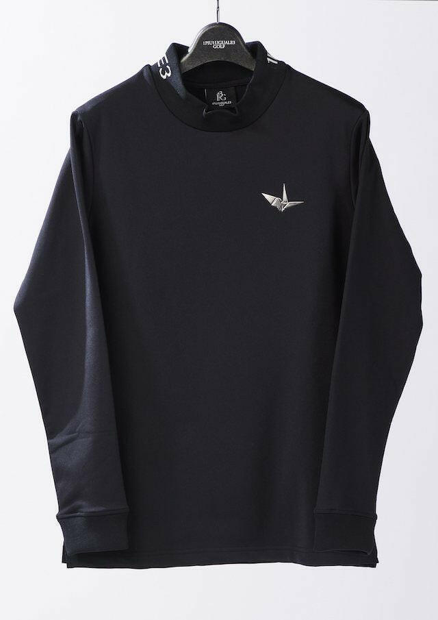1PIU1UGUALE3 WOMENS 113 GOLF L/S MOCK NECK TAPE