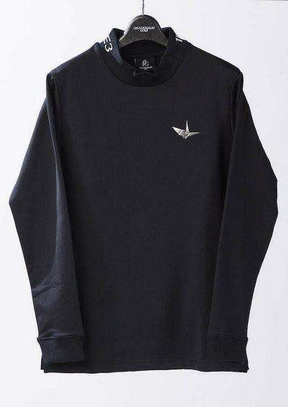 1PIU1UGUALE3 WOMENS 113 GOLF L/S MOCK NECK TAPE