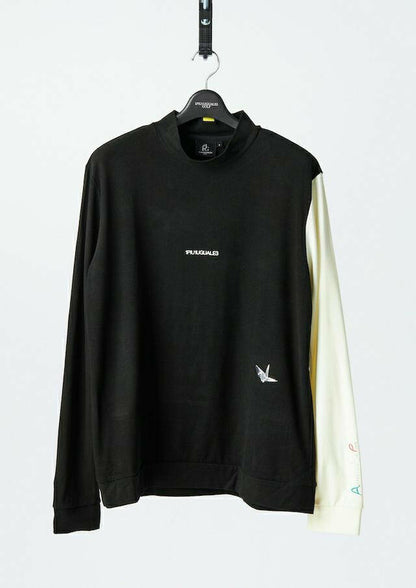 1PIU1UGUALE3 MENS ADP L/S BACK LINE MOCK