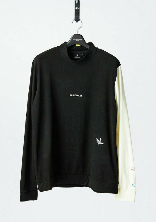 1PIU1UGUALE3 MENS ADP L/S BACK LINE MOCK
