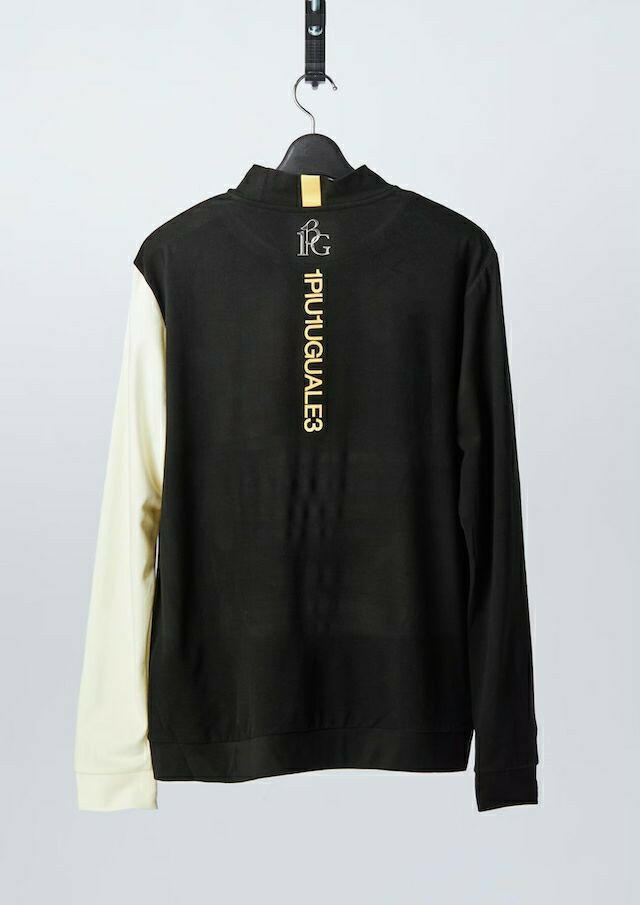 1PIU1UGUALE3 MENS ADP L/S BACK LINE MOCK