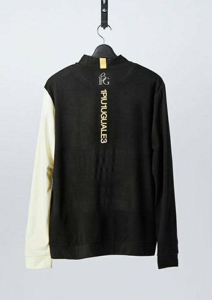 1PIU1UGUALE3 MENS ADP L/S BACK LINE MOCK