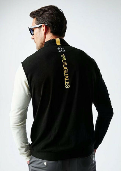 1PIU1UGUALE3 MENS ADP L/S BACK LINE MOCK