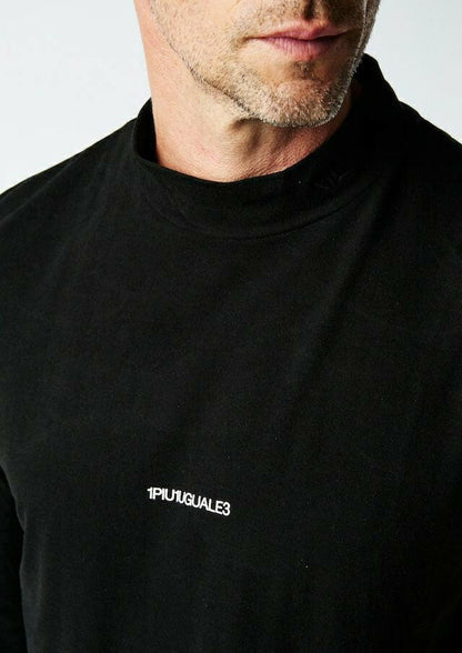 1PIU1UGUALE3 MENS ADP L/S BACK LINE MOCK
