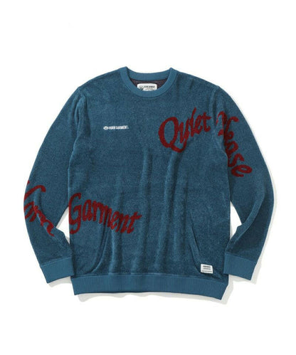 HORN GARMENT MENS Arch Velour Sweater