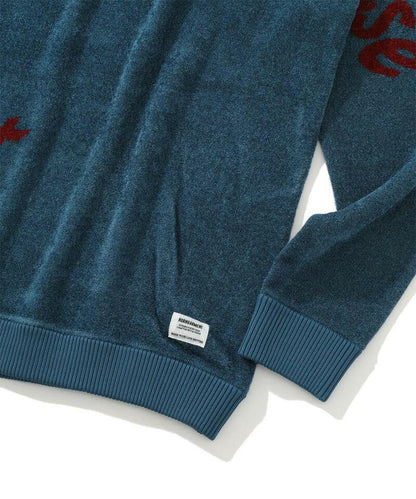 HORN GARMENT MENS Arch Velour Sweater
